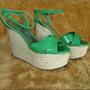Bebe Heels Sandals Size 9.5